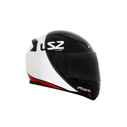 Capacete LS2 FF353 Stark - Branco / Vermelho / Azul