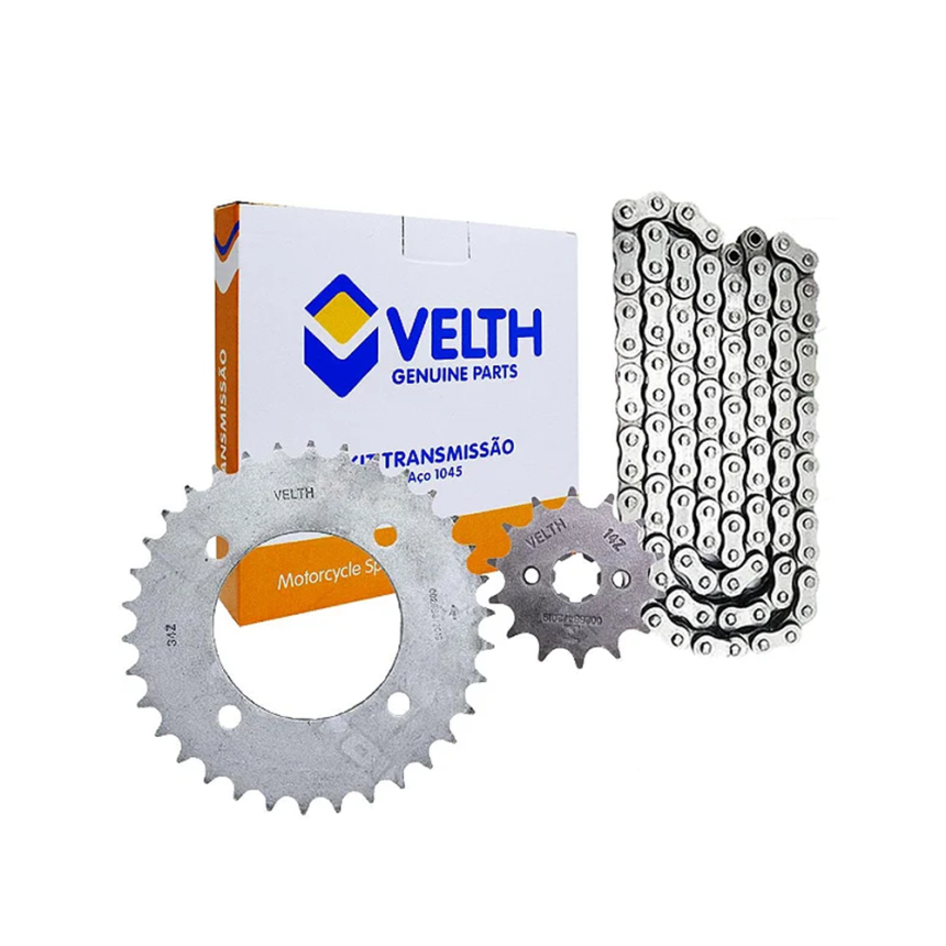 Kit Relação de Transmissão Velth Honda CG 125 Fan (16)