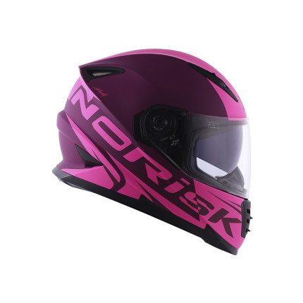 Capacete Norisk FF302 Manty - Roxo e Rosa