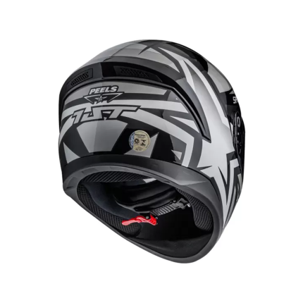 Capacete Peels Spike II 1 ST - Preto e Prata