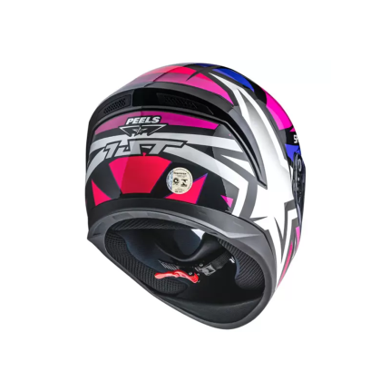 Capacete Peels Spike II 1 ST - Preto e Rosa