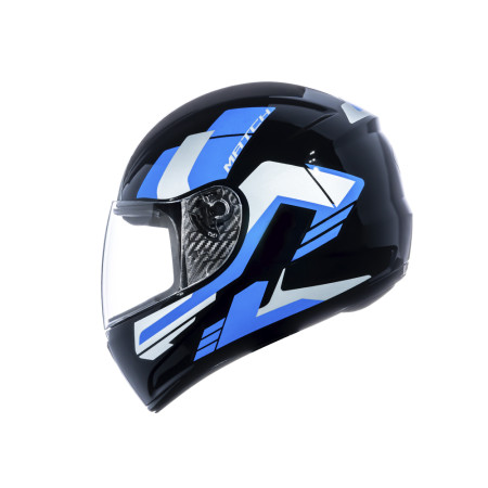 Capacete FLY F9 HG Match - Preto e Azul