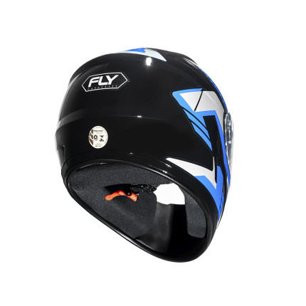 Capacete FLY F9 HG Match - Preto e Azul