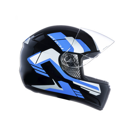Capacete FLY F9 HG Match - Preto e Azul