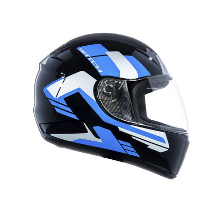 Capacete FLY F9 HG Match - Preto e Azul