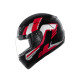 Capacete FLY F9 HG Match - Preto e Vermelho