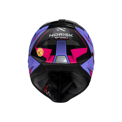 Capacete Norisk Razor Speedmax - Preto e Rosa