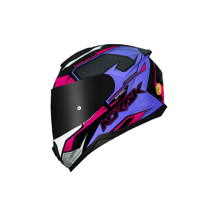 Capacete Norisk Razor Speedmax - Preto e Rosa