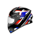 Capacete EBF X-troy FF526 Rage - Preto / Azul / Vermelho