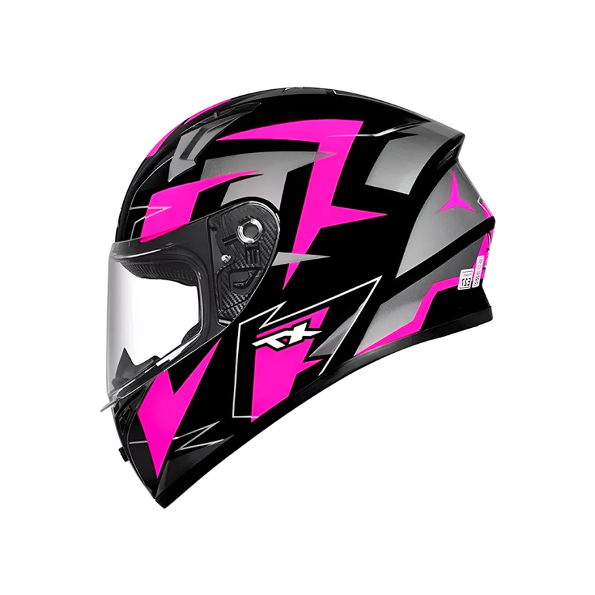 Capacete Ebf X-troy FF526 Crush - Preto e Rosa