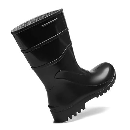 Bota PVC Bracol Cano Curto - Preta