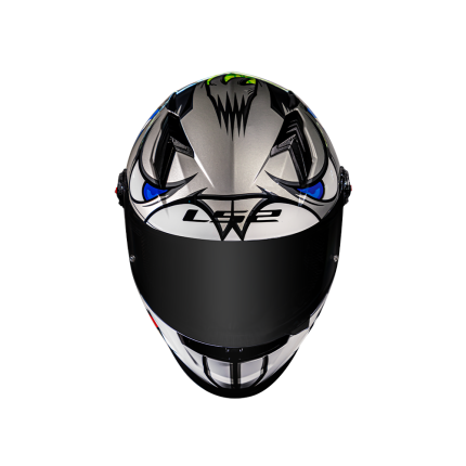 Capacete LS2 FF358 Alex Barros Réplica - Prata