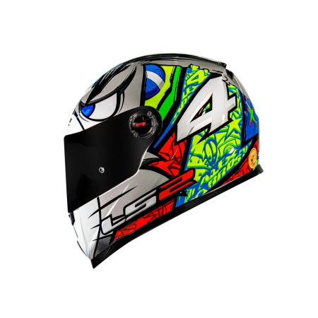 Capacete LS2 FF358 Alex Barros Réplica - Prata