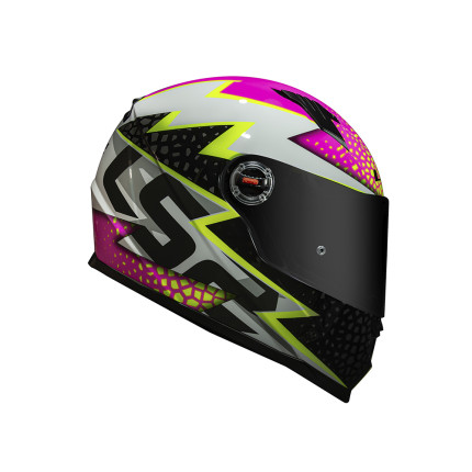 Capacete LS2 FF358 Speedy - Branco e Rosa