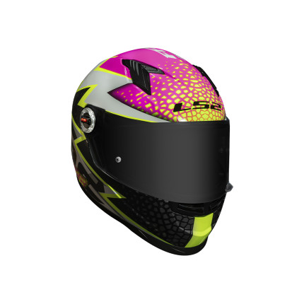 Capacete LS2 FF358 Speedy - Branco e Rosa