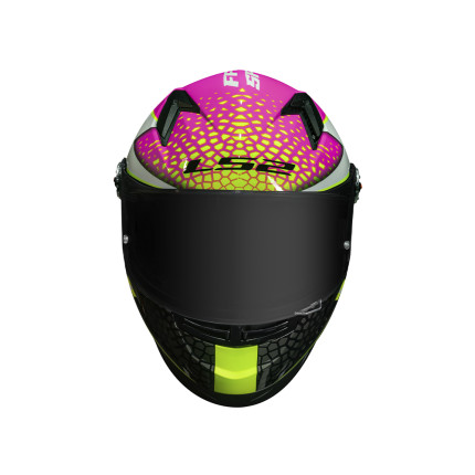 Capacete LS2 FF358 Speedy - Branco e Rosa