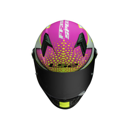 Capacete LS2 FF358 Speedy - Branco e Rosa
