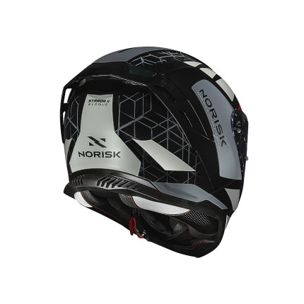 Capacete Norisk Strada II Evoque - Preto Fosco e Cinza