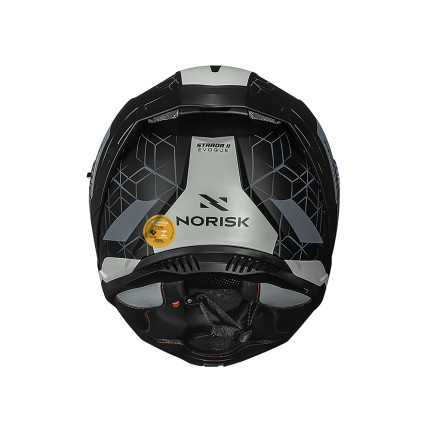 Capacete Norisk Strada II Evoque - Preto Fosco e Cinza
