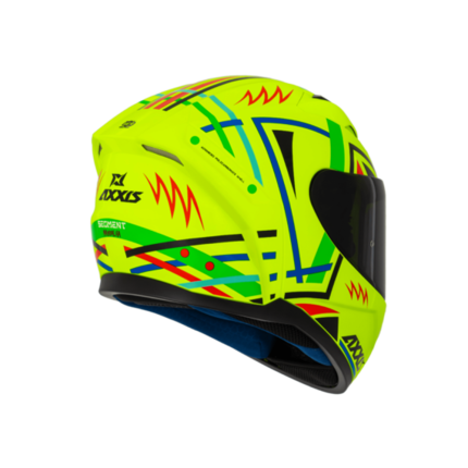 Capacete Axxis Segment Apolo Mandala A3 - Amarelo Fluorescente