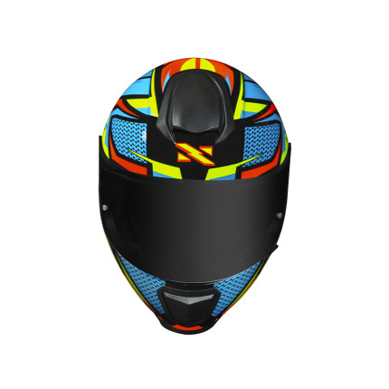 Capacete Norisk Razor Sharp - Preto / Amarelo / Laranja