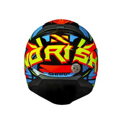 Capacete Norisk Razor Sharp - Preto / Amarelo / Laranja