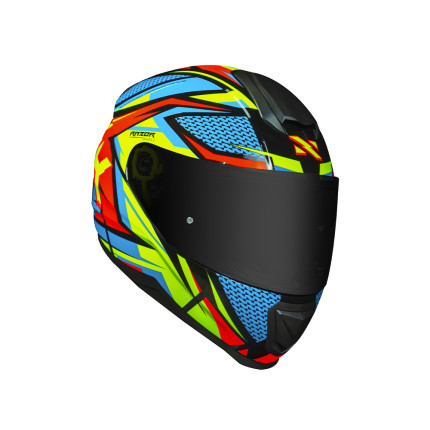 Capacete Norisk Razor Sharp - Preto / Amarelo / Laranja