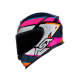 Capacete Asx Eagle Fast - Preto / Rosa / Branco
