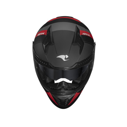 Capacete Race Tech Volt Abstrak - Preto Fosco e Vermelho