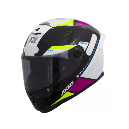 Capacete Axxis Hummer B Mire 8 - Preto / Branco / Rosa