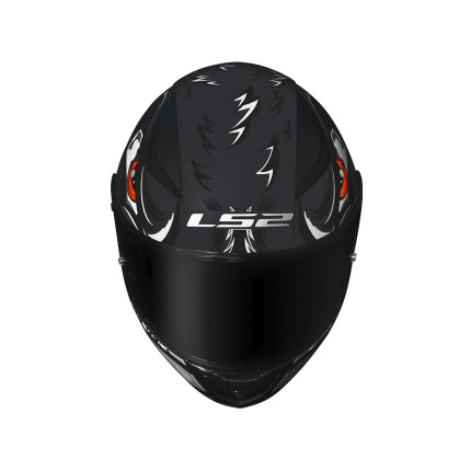 Capacete LS2 FF353 Rapid Spox - Cinza e Vermelho