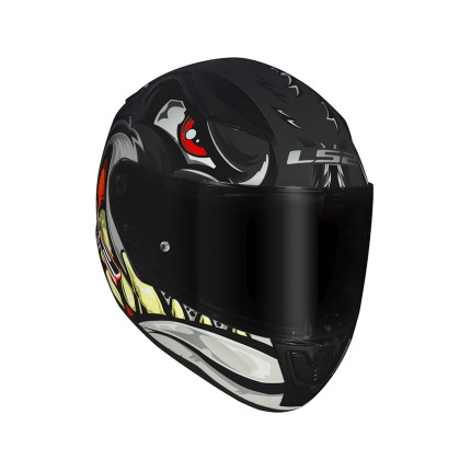 Capacete LS2 FF353 Rapid Spox - Cinza e Vermelho