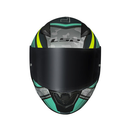 Capacete LS2 FF353 Rapid Ufo - Verde e Amarelo