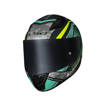 Capacete LS2 FF353 Rapid Ufo - Verde e Amarelo