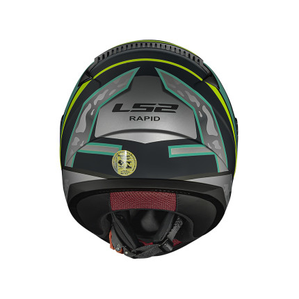 Capacete LS2 FF353 Rapid Ufo - Verde e Amarelo