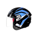 Capacete FLY Jet HG Freedom - Preto e Azul
