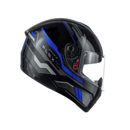 Capacete FLY Drive 2 HG Flex - Preto e Azul