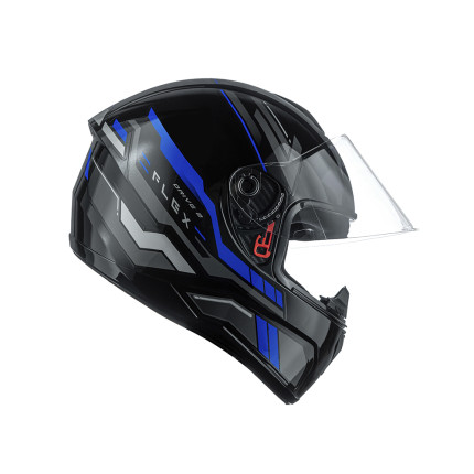Capacete FLY Drive 2 HG Flex - Preto e Azul