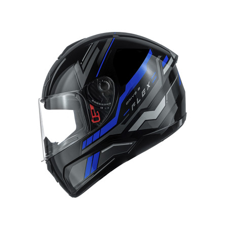Capacete FLY Drive 2 HG Flex - Preto e Azul