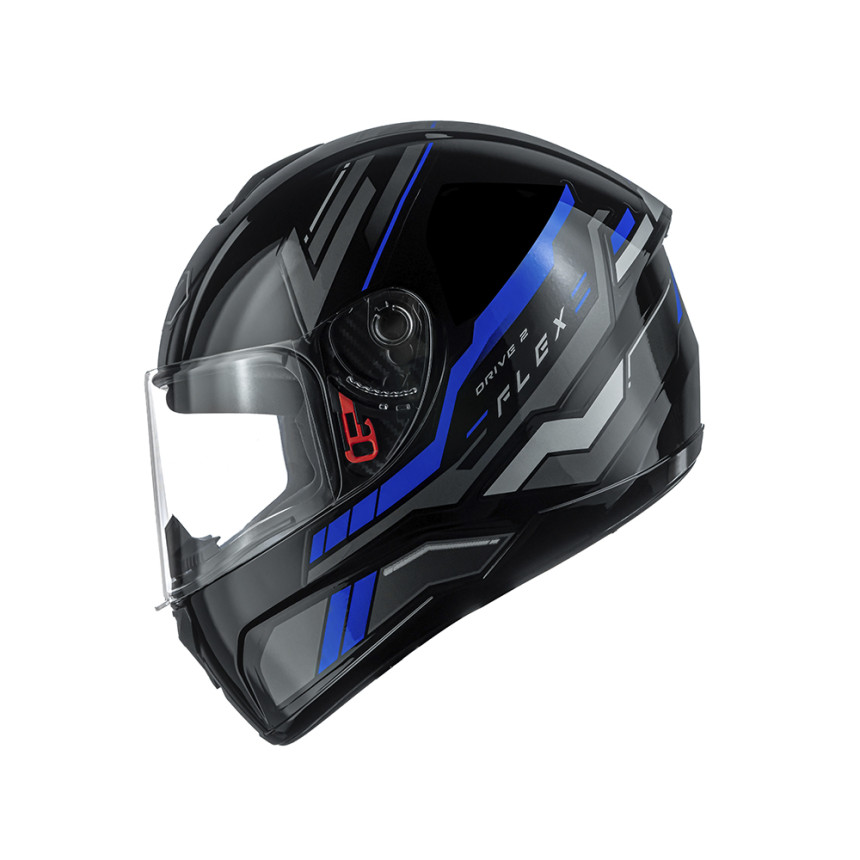 Capacete FLY Drive 2 HG Flex - Preto e Azul