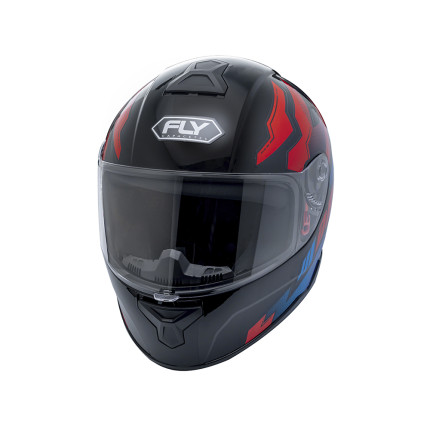 Capacete FLY Drive 2 HG Atitude - Preto e Vermelho