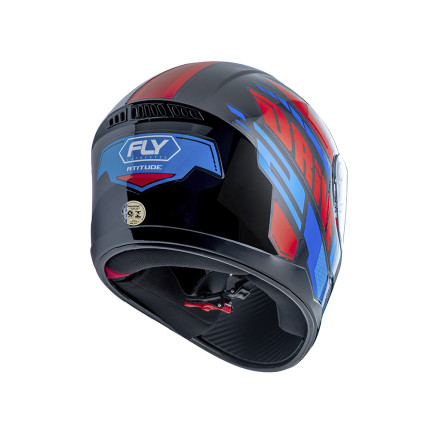 Capacete FLY Drive 2 HG Atitude - Preto e Vermelho