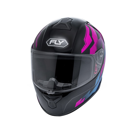 Capacete FLY Drive 2 HG Atitude - Preto e Rosa