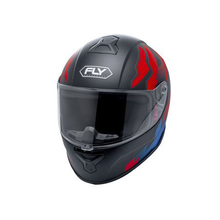 Capacete FLY Drive 2 HG Atitude - Preto Fosco e Vermelho