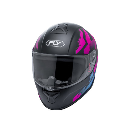 Capacete FLY Drive 2 HG Atitude - Preto Fosco e Rosa