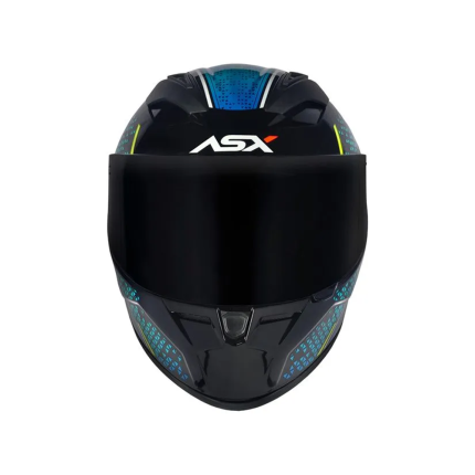 Capacete Asx City Storm - Preto e Tiffany