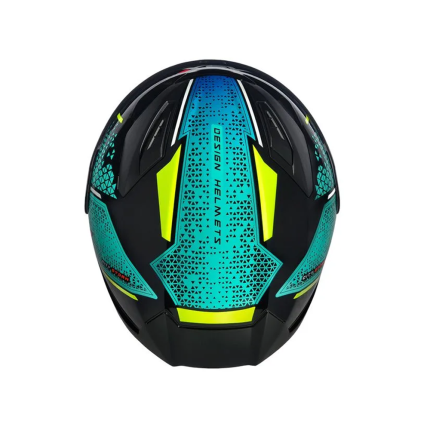 Capacete Asx City Storm - Preto e Tiffany