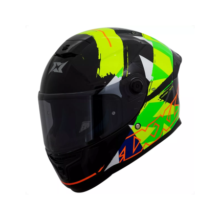 Capacete Axxis Hummer B Monti B13 - Amarelo Fluorescente