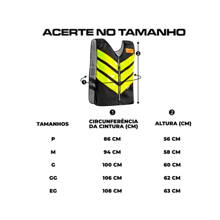 Colete Refletivo Motoboy Pro Tork