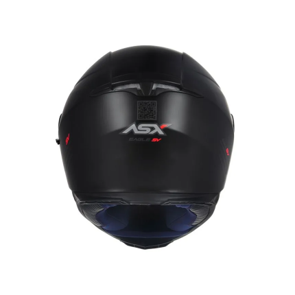 Capacete Asx Eagle SV Solid - Preto Fosco